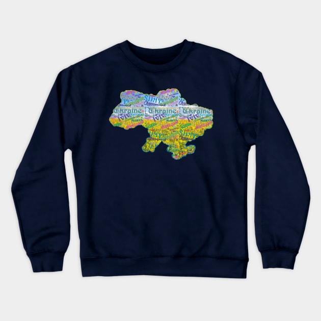 Ukrainian cities Crewneck Sweatshirt by tashashimaa